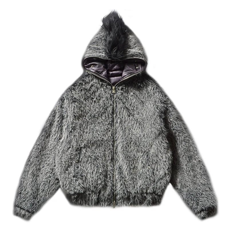 Remedy Faux Fur Mohawk Hooded Jacket