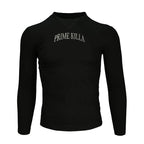 TGFCLUB PRIME KILLA Rhinestone Stretch Slim Fit Long Sleeve Tee