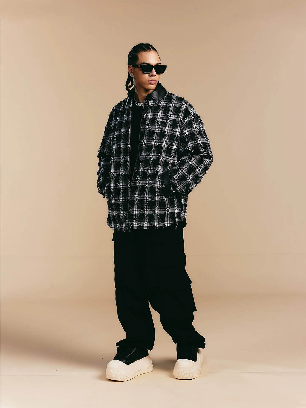 1807 Plaid Down Lined Shirt Jacket