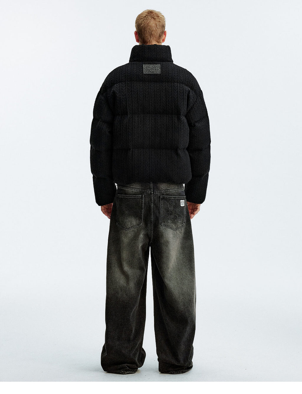 MEDM Cable Knit Down Jacket