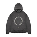 1807 Round Font Knit Hoodie