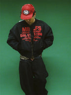 EVETS Black MA-1 Bomber Jacket