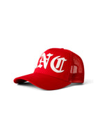 KARMANISTIC Embroidered Letters Trucker Hat