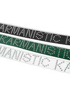 KARMANISTIC Punk Studded Logo Belt