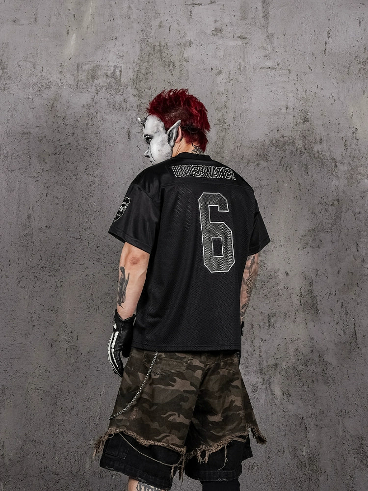 UNDERWATER Demon Emblem Mesh Hockey Jersey