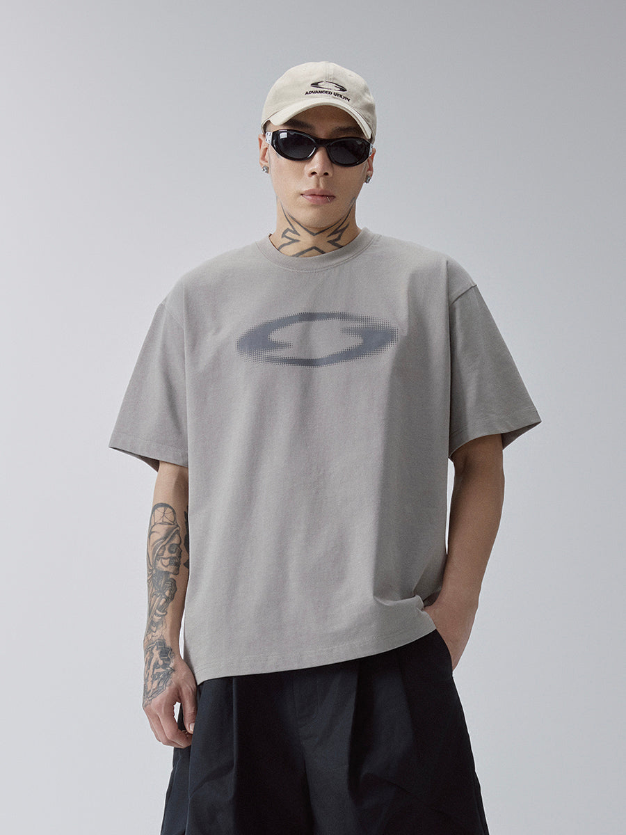 F2CE Basic Shadow Logo Printed Tee