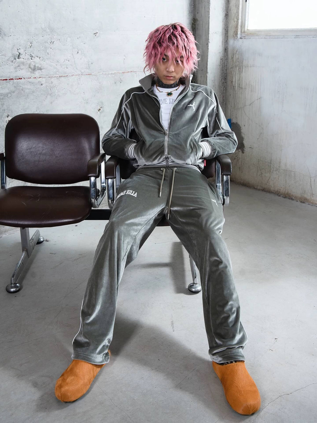 TGFCLUB PRIME KILLA Velvet Track Jacket