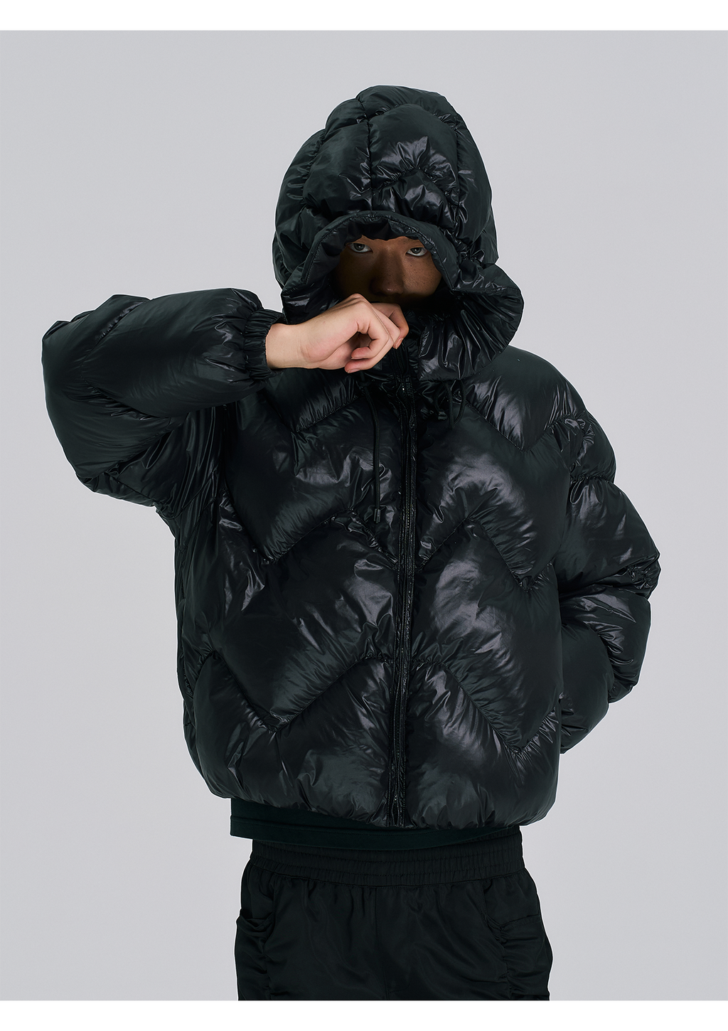 EVILKNIGHT(EK) Hooded Puffer Jacket