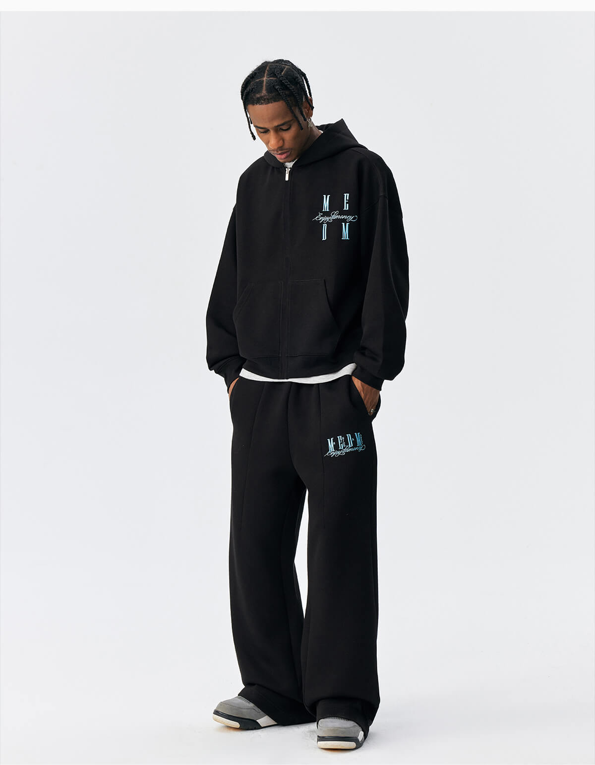 MEDM Air Layer Zip Up Hoodie