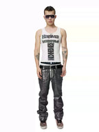 KARMANISTIC Logo Print Slim Tank Top