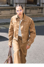 STEEPC Washed Canvas Work Jacket