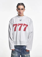 F3F Select 777 Numbered Mesh Long Sleeve Hockey Jersey