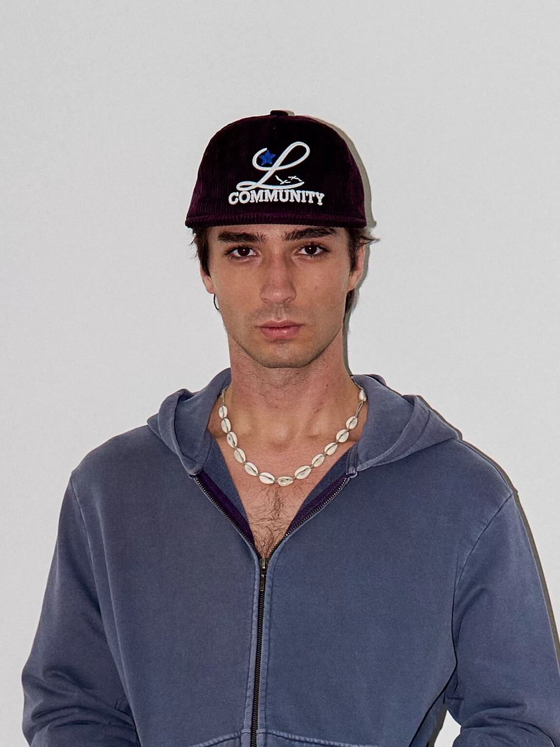 LIBERAFIT 3D Chain Stitch Embroidered Corduroy Trucker Hat