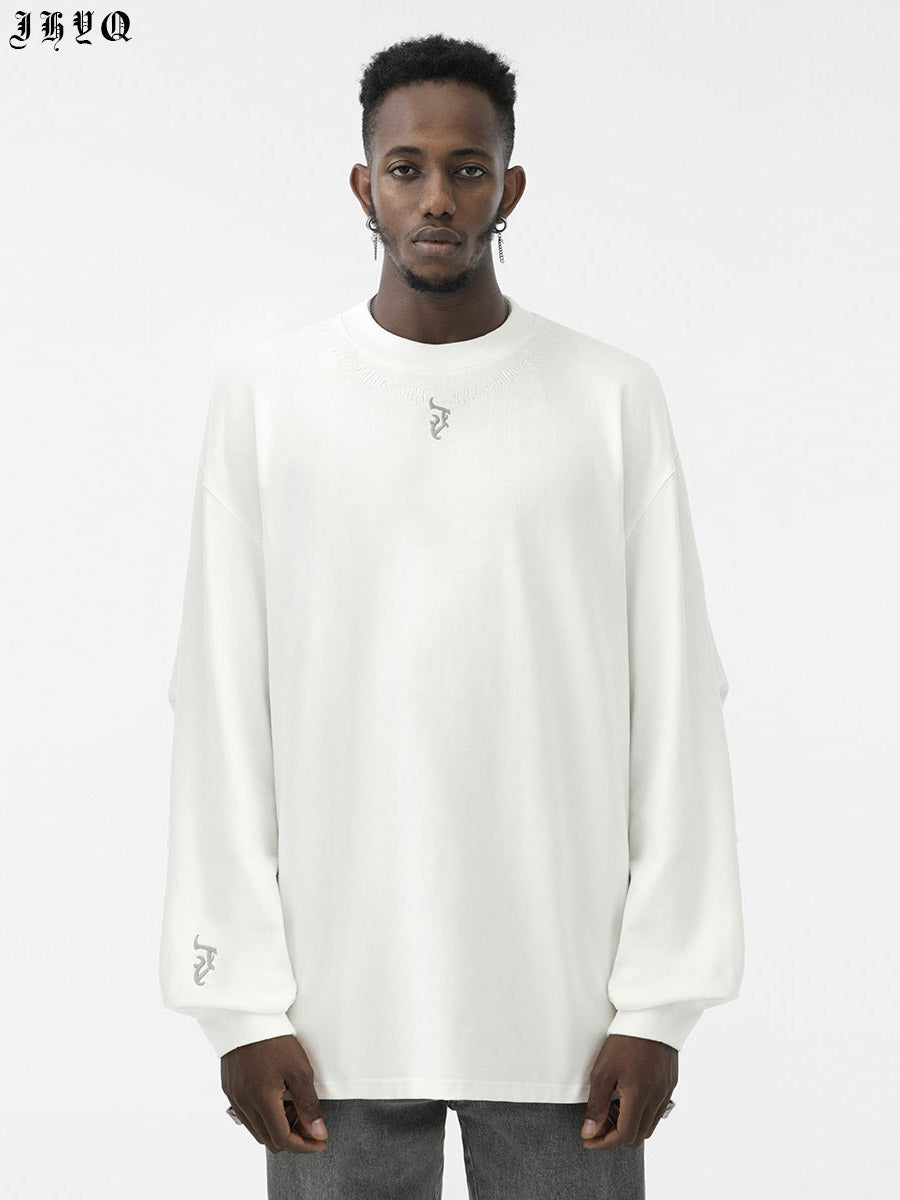 JHYQ Embroidered Long Sleeved Tee