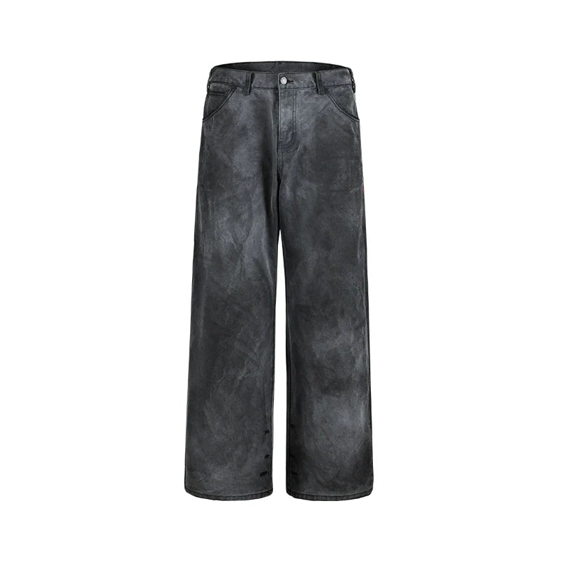 Remedy Kiss Mark Distressed Hole Work Painter Pants
