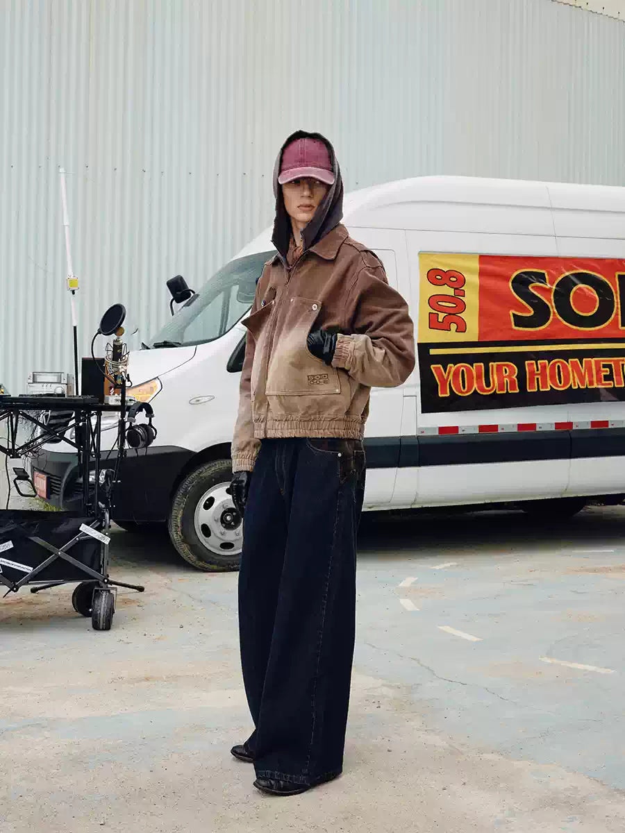 SOD Co. Aged Heavy Washed Deconstructed Carpenter Jacket
