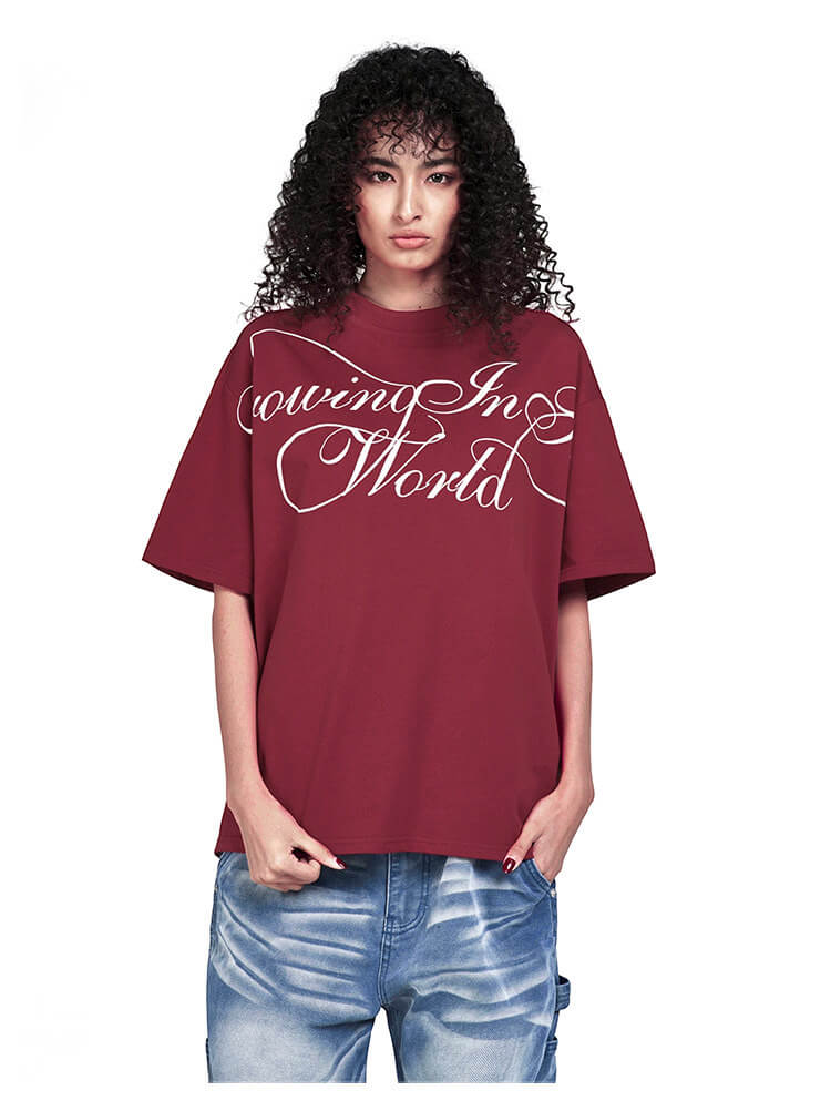 F3F Select Large Calligraphy Print Tee