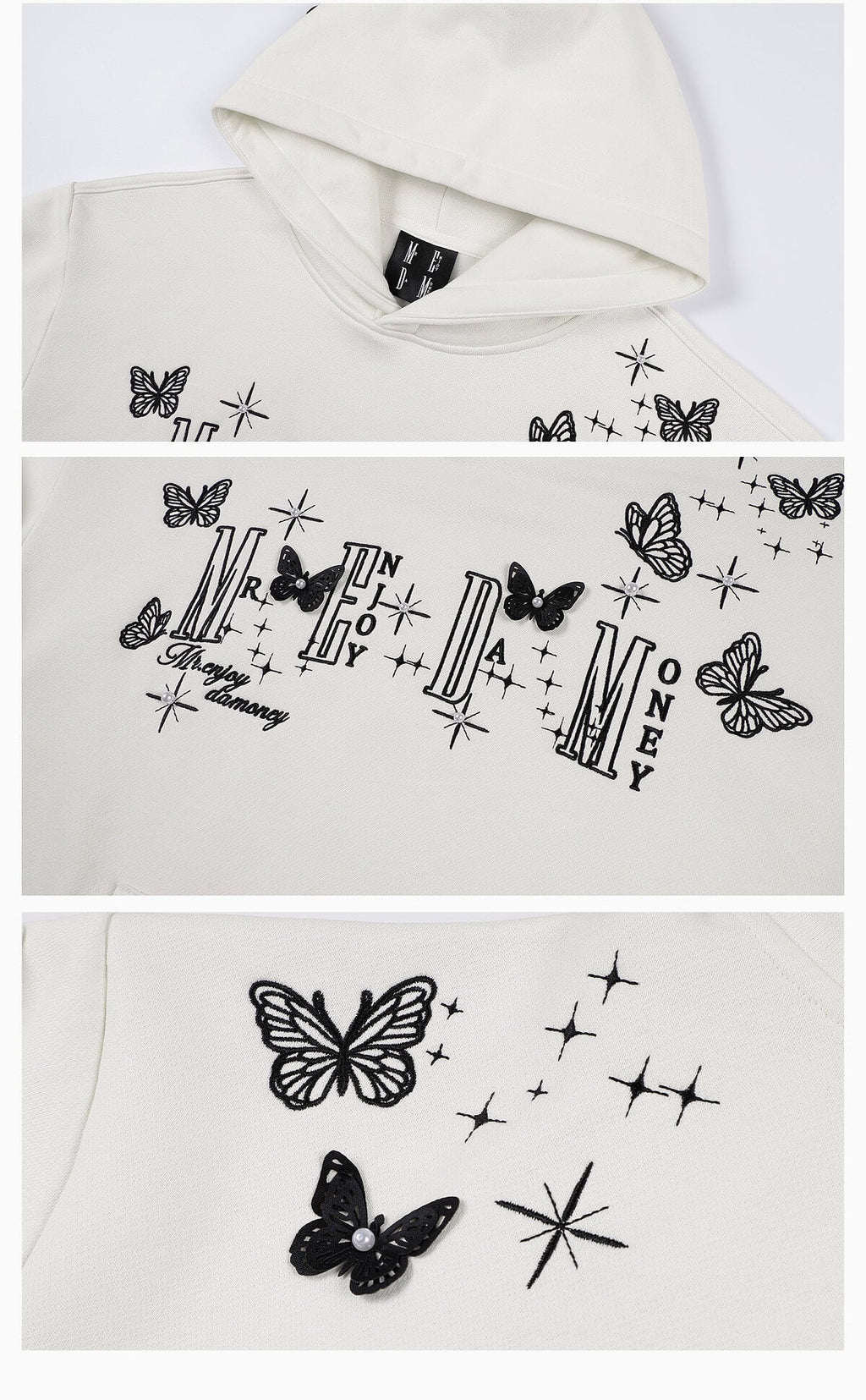 MEDM 3D Butterfly Logo Hoodie