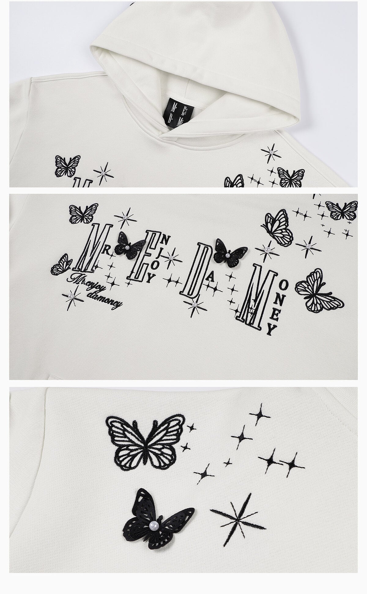 MEDM 3D Butterfly Logo Hoodie