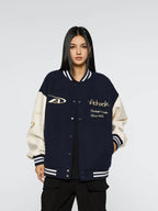 Achock Basic Embroidery Baseball Jacket