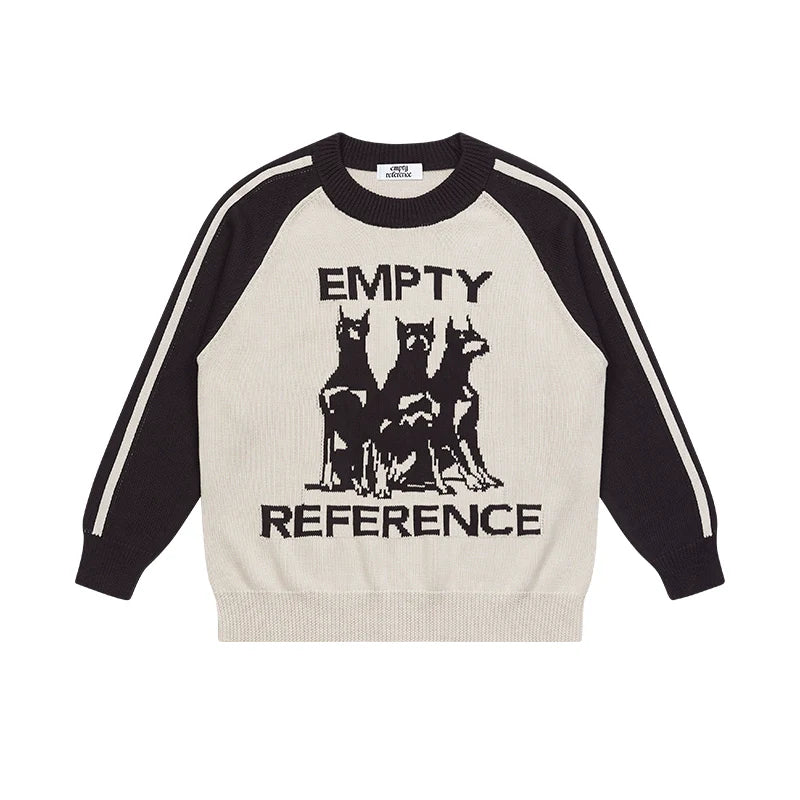 EMPTY REFERENCE Doberman Knit Sweater