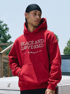 Remedy PEACE LOVE Pearl Embroidered Hoodie