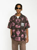EMPTY REFERENCE Jewelry Full Printed Short Sleeve Shirt