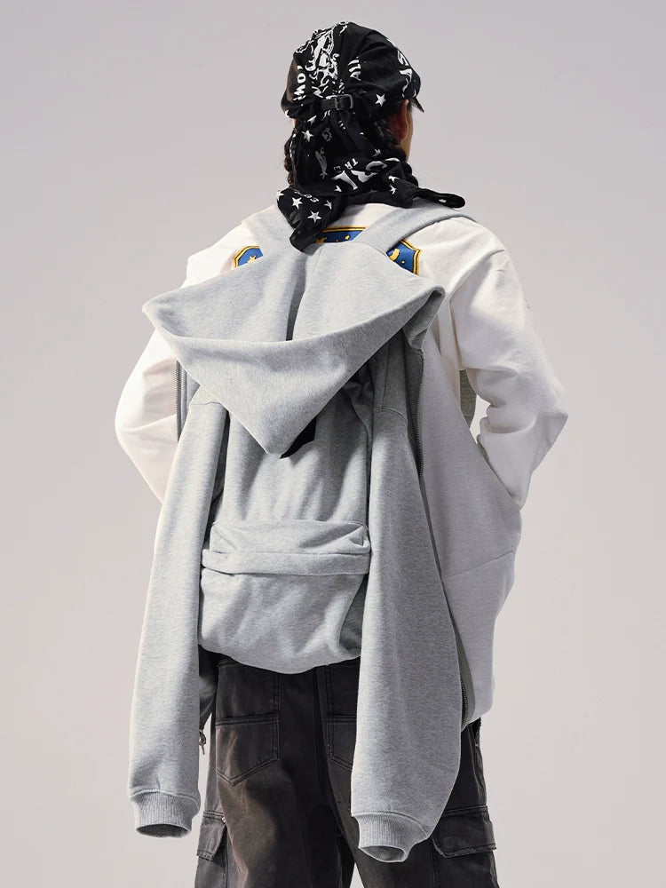 Remedy Backpack Design Zip Up Hoodie