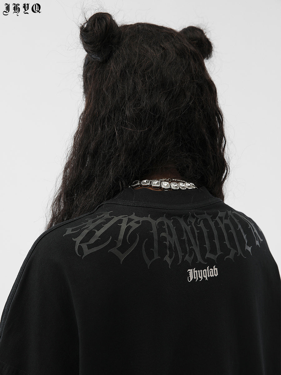 JHYQ Washed Old Long Sleeved Tee