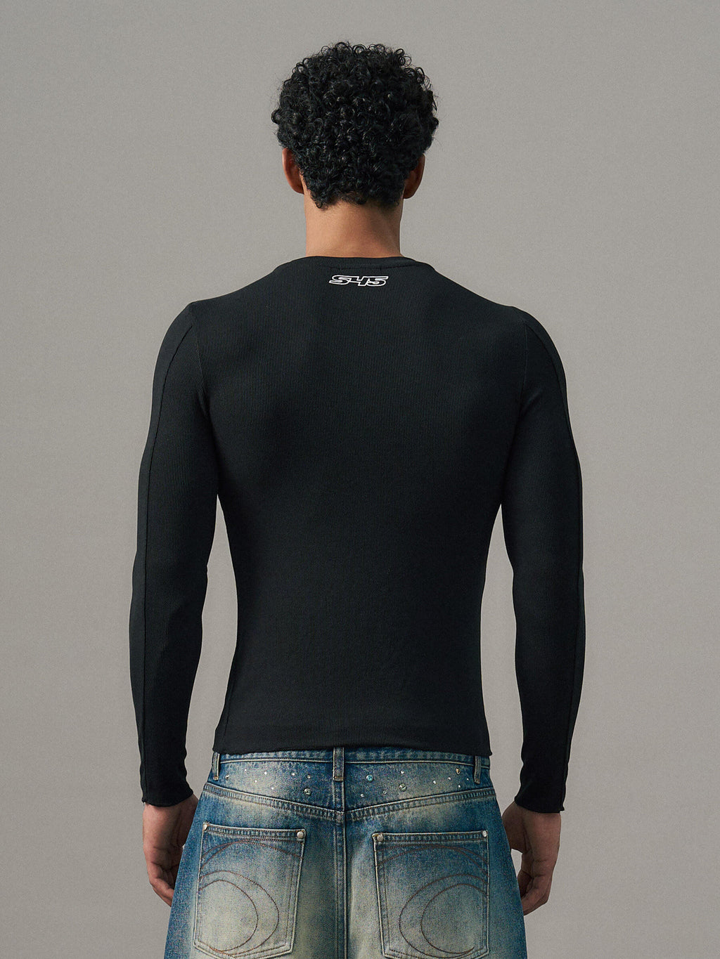 S45 Stretch Fit Basic Long Sleeve Tee