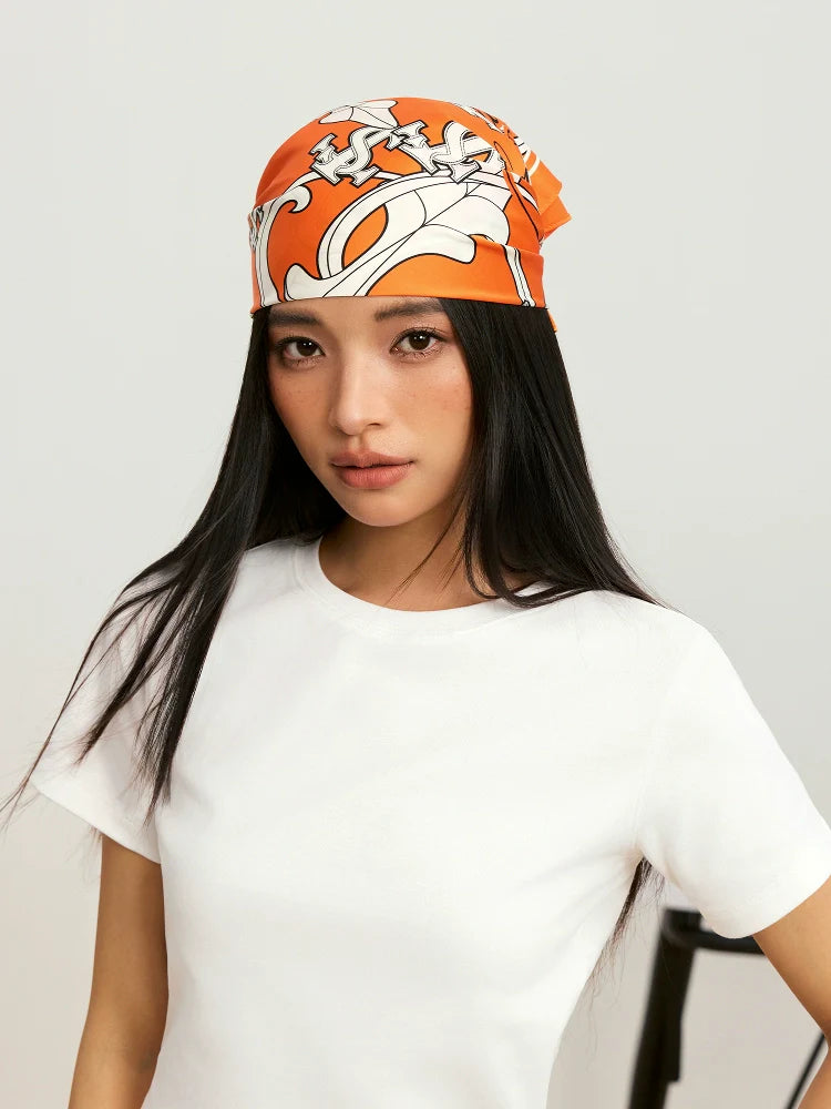 Small Town Kid Cross Logo Square Scarf / Bandana
