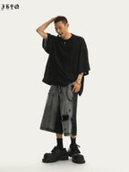 JHYQ Diamond Pattern Tee