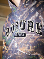 RUSURE Tree Camouflage Logo Patch Embroidered Hoodie