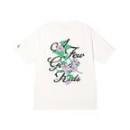 AFGK Flower Embroidered Logo Print Tee