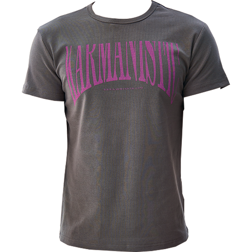 KARMANISTIC Letter Logo Print Slim Tee