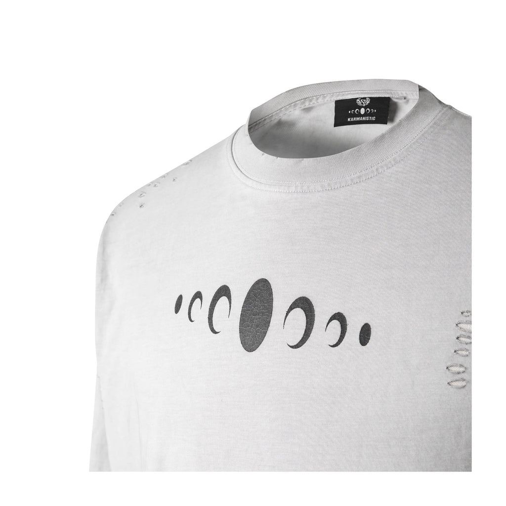 KARMANISTIC Standard Logo Washed Distressed Long Sleeve Tee