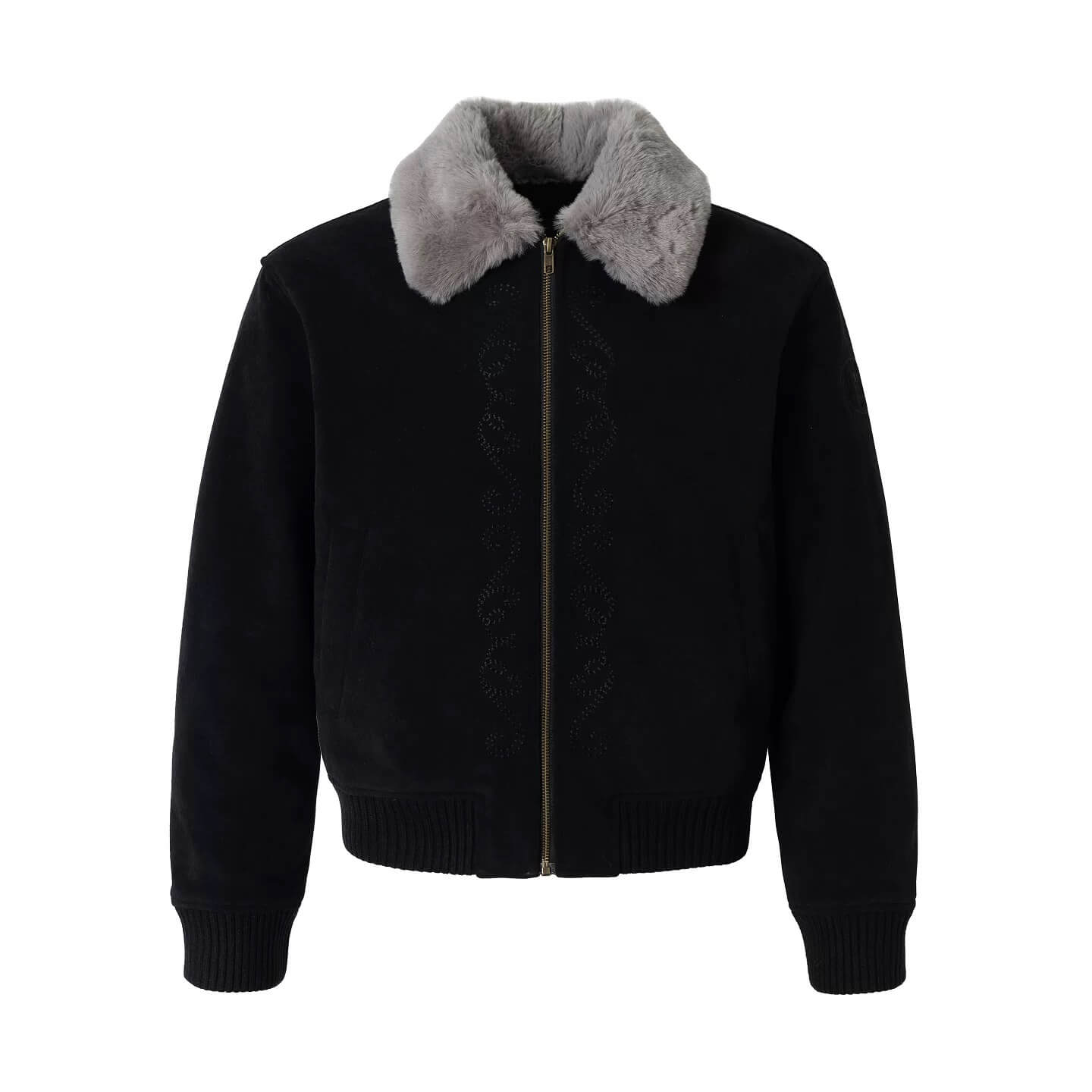 YADcrew Fur Collar Fleece Lined Bomber Jacket