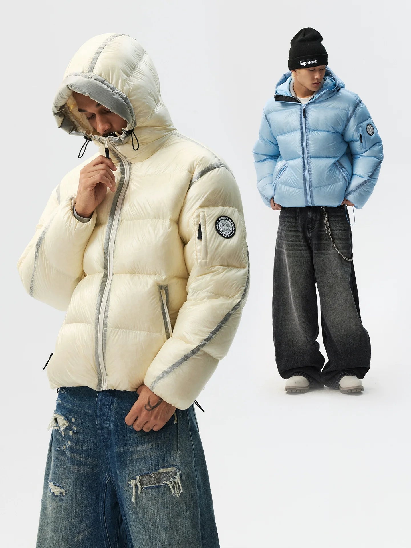 MEDM Hooded Sheer Down Jacket
