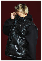 Remedy Cracked Design Puffer Vest
