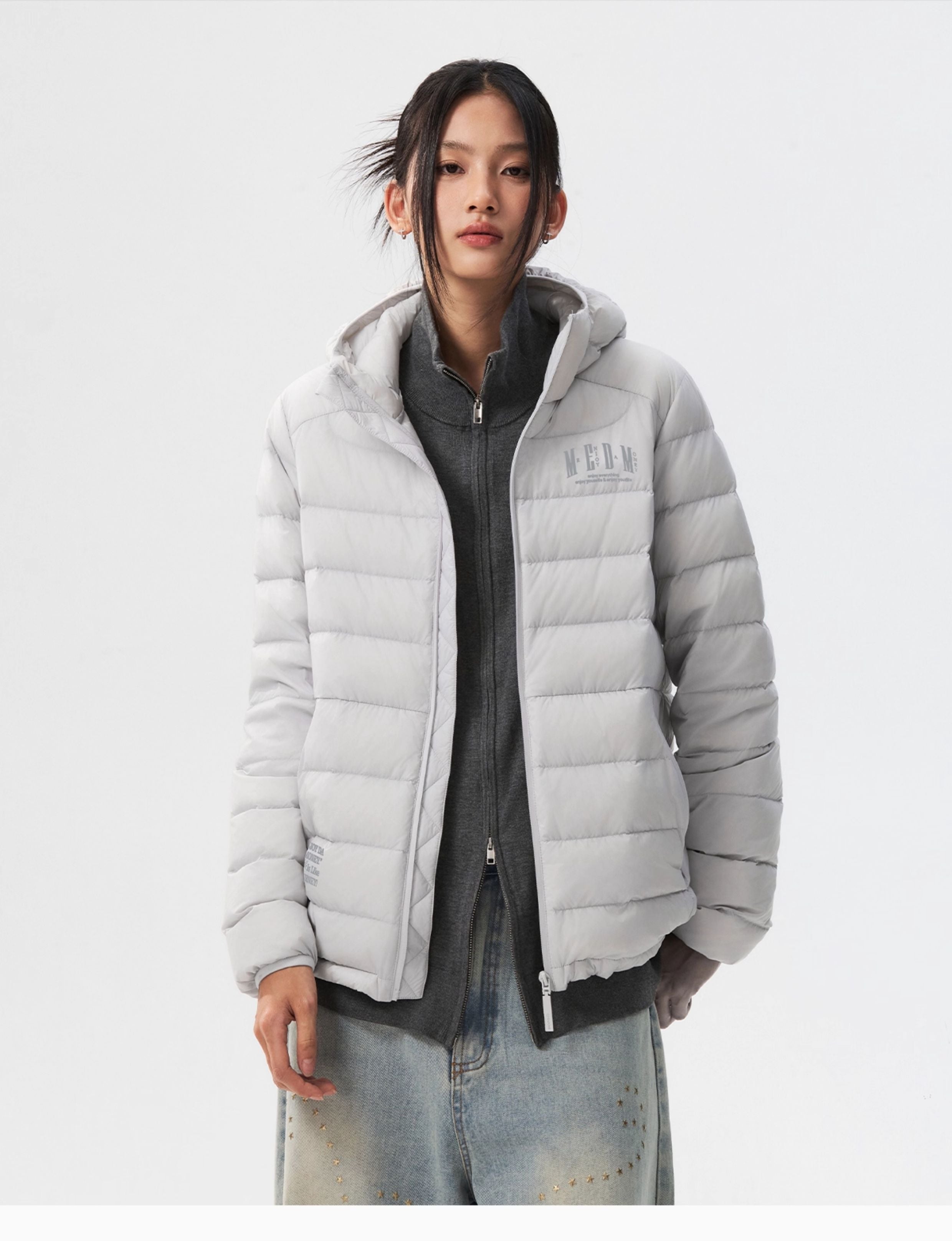 MEDM Waterproof Lightweight Hooded Down Jacket