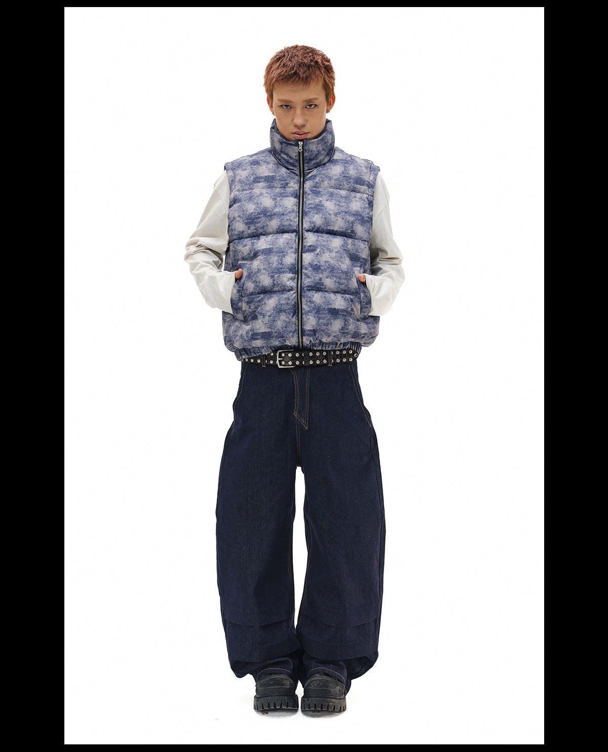 NOVACAM Digital Print Puffer Vest