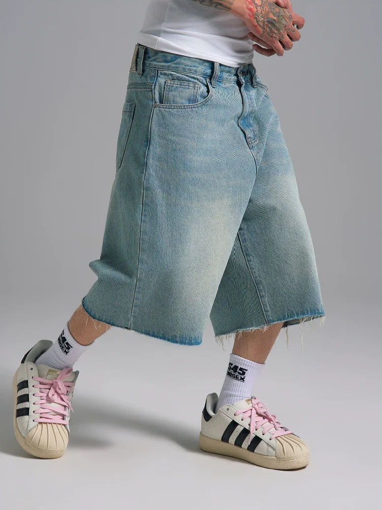 S45 Vintage Washed Denim Shorts