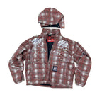 EVETS Plaid Detachable Hood Jacket