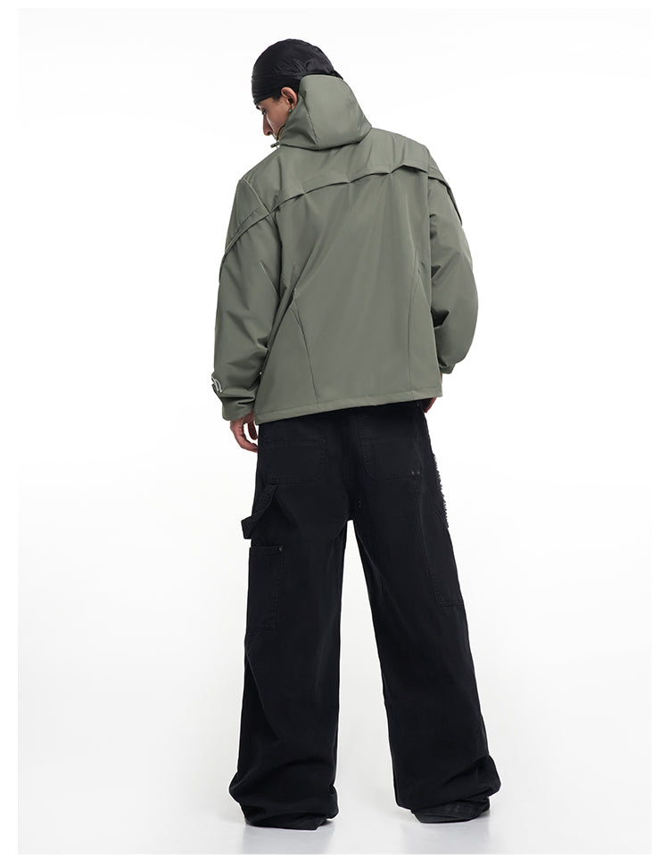 F3F Select Functional Drawstring Hooded Technical Jacket