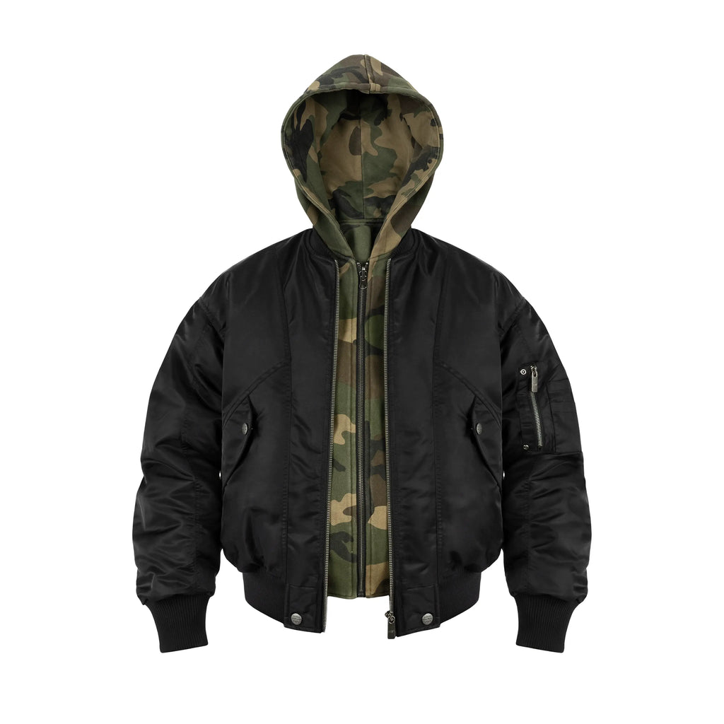 ANTIDOTE Reversible Camouflage MA-1 Bomber Jacket