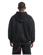 F3F Select Embroidered Faux Suede Hoodie