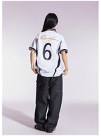 Remedy HONEYBUNNY Rabbit Embroidered Soccer Jersey Polo Shirt