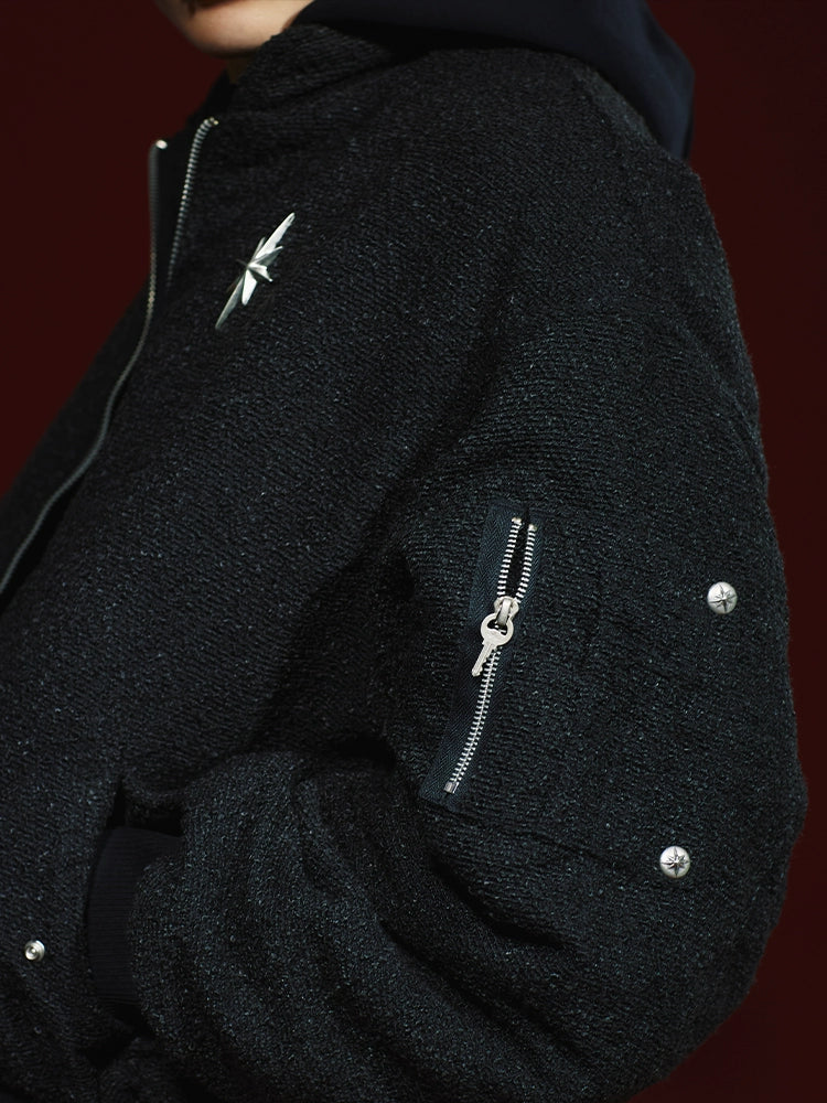 Remedy Textured MA-1 Bomber Jacket