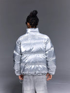 1807 Glossy Silver Down Jacket