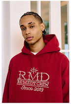 Remedy RMD Pearl Letter Embroidered Hoodie